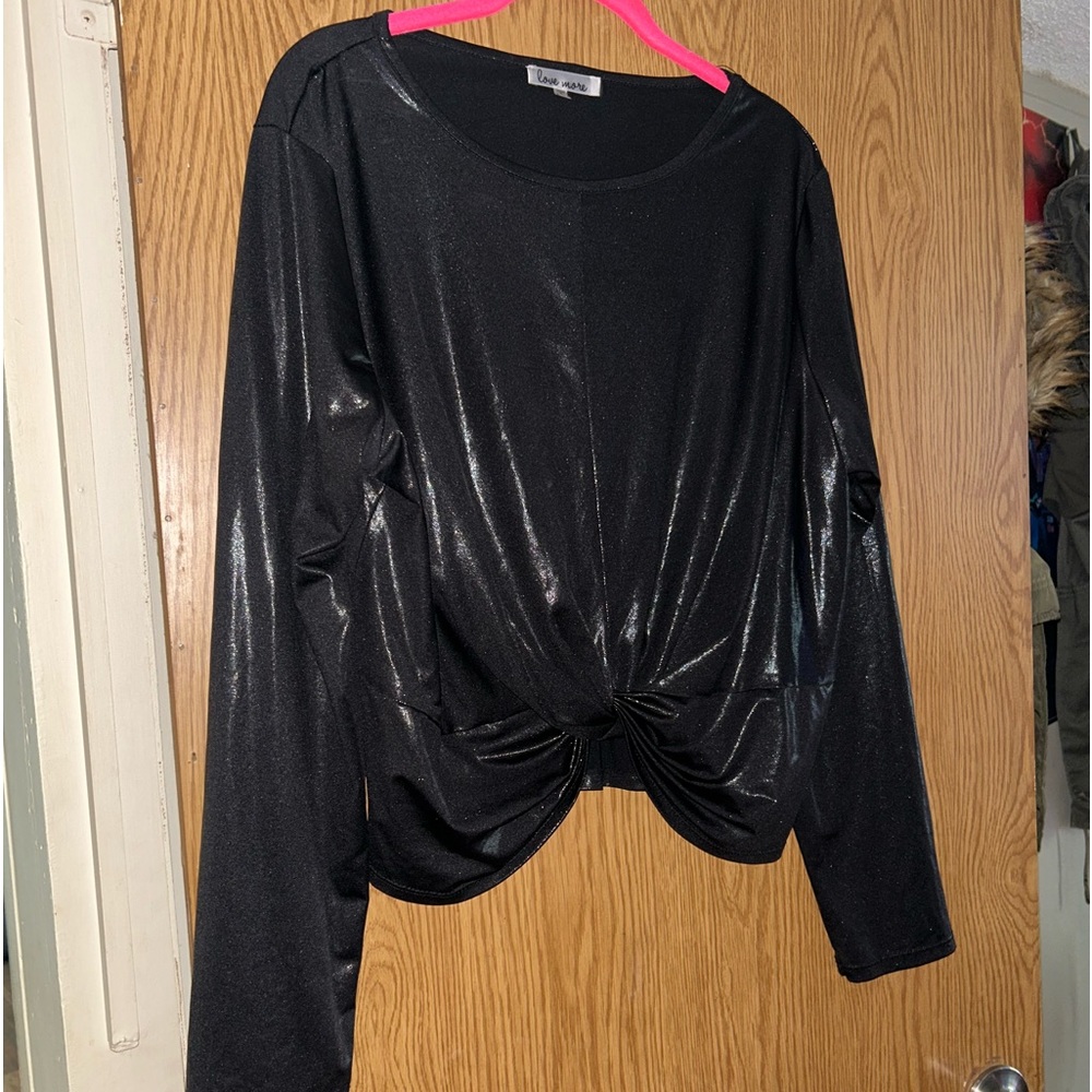 Cropped Long Sleeve Club Shirt
